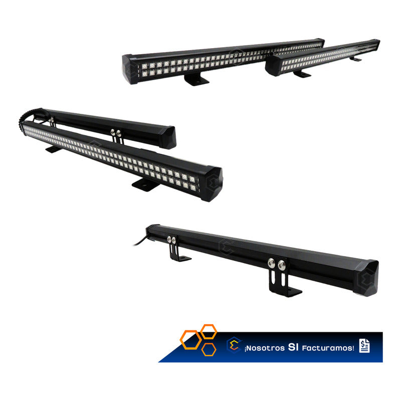 Barra 96 Leds Rgb Código Torreta 38cm C/ Ventosas 12w 10-30v