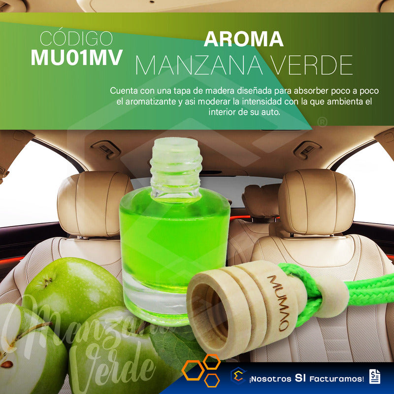 2 Aromatizante Colgante Botella 8ml Auto Casa Ambiente Mumao