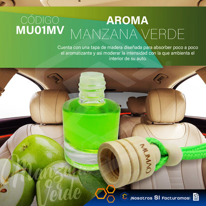 12 Aromatizante Colgante Botella 8ml Auto Casa Ambient Mumao