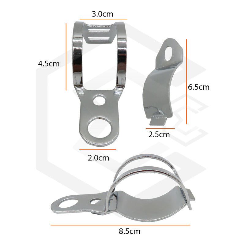 Soportes Para Direccionales O Faros Auxiliares Metal Moto
