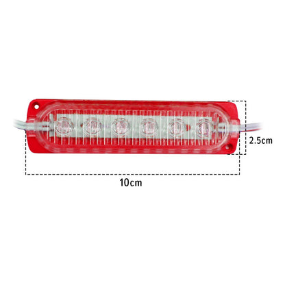 20 Módulos 6 Led Acrilico Alta Intensidad Color A Elegir 12v