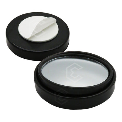 Par Espejos Circular Concavo Universal Adherible 2 Pulgadas