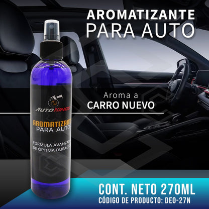 2 Aromatizante P Auto Desodorante Liquido Casa Oficina 270ml