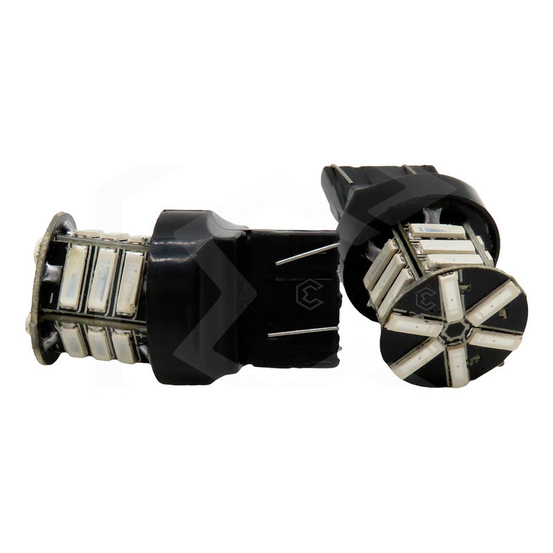 Par Focos 21 Leds 7443 Cuartos Stop Direccional Estrobo 12v