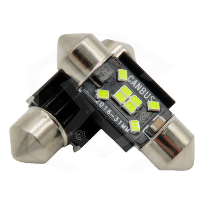 Kit 10 Focos Luz Interior 10 Leds Canbus 31mm 36mm 39mm 41mm