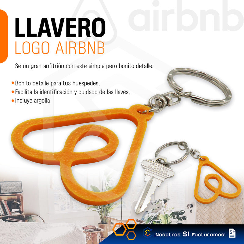 Llavero Airbnb Ideal Para Anfitriones Excelente Organizacion