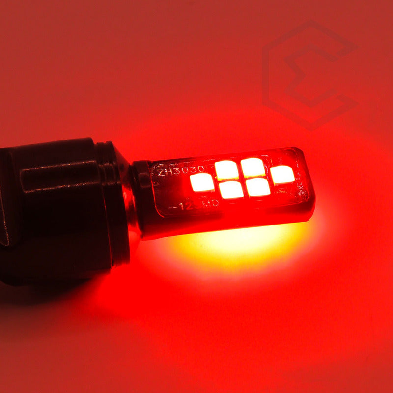 2 Focos 12 Led Canbus Cuarto Stop 12-24v 1156 57 3157  7507