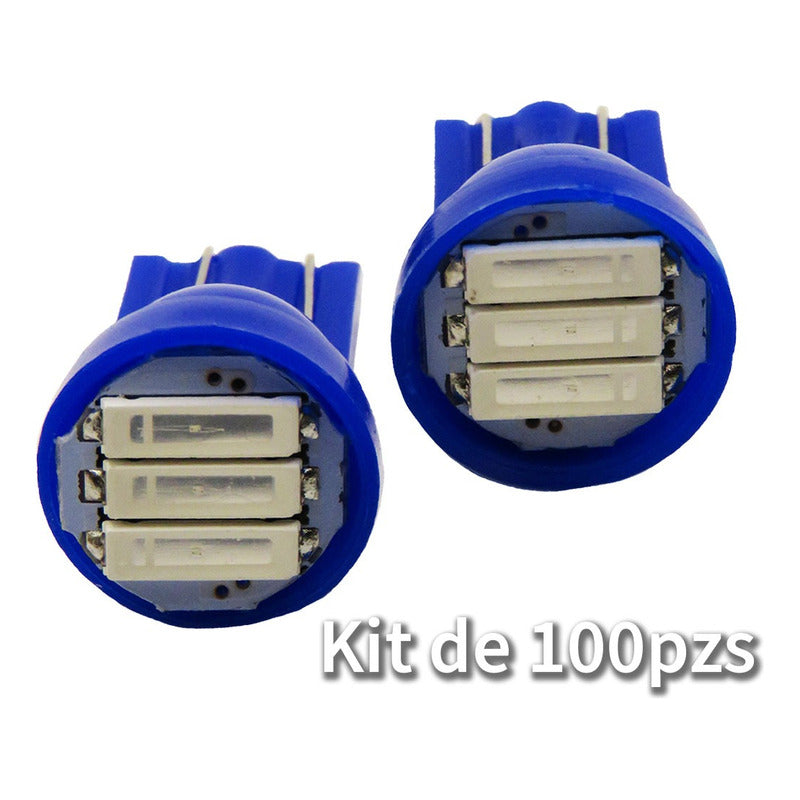 Kit 100 De Focos De Pellizco 3 Leds Grande Super Potente