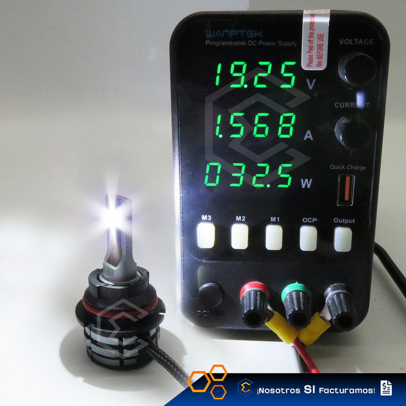 Kit Focos Led 9004 Ventilador Alta Y Baja Tricolor 18,000lm 9004