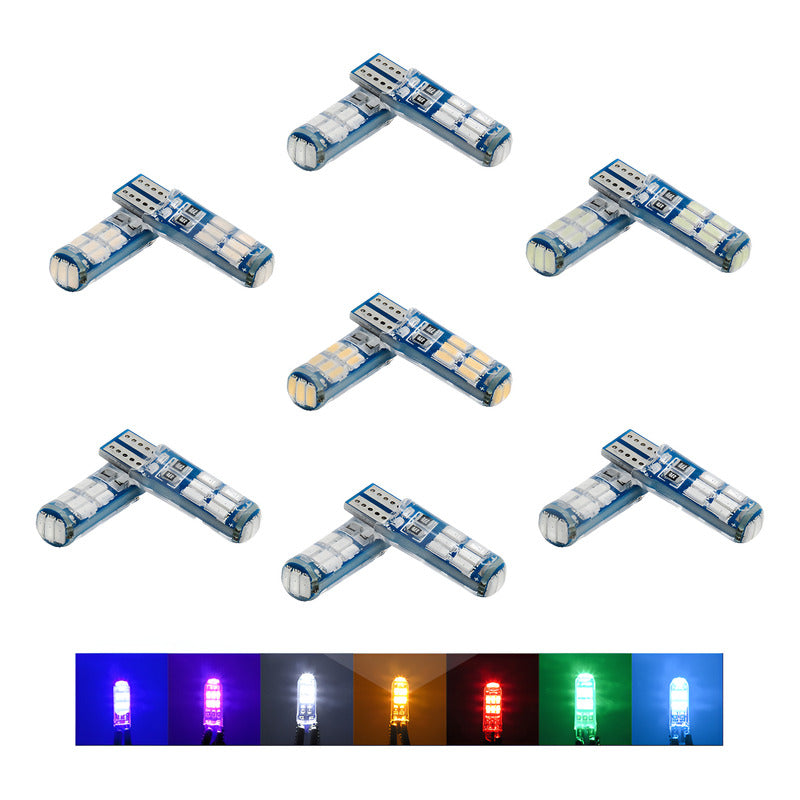 Par Focos De Pellizco T10 15 Leds Encapsulado