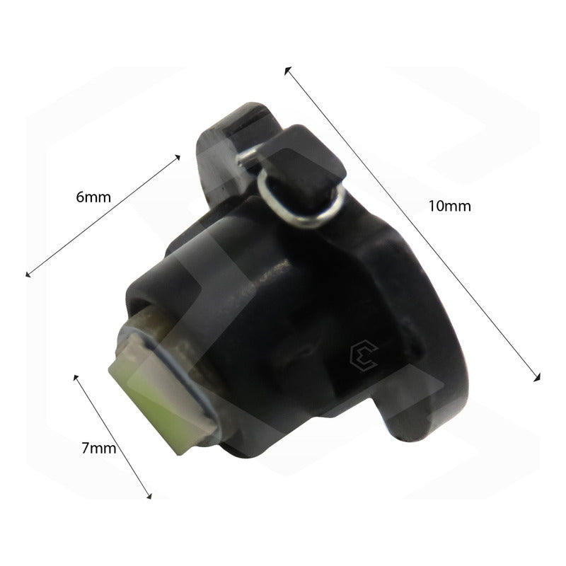 Kit 10 Focos Led T4.2 10 Mm Clúster Para Tablero Fija 12v