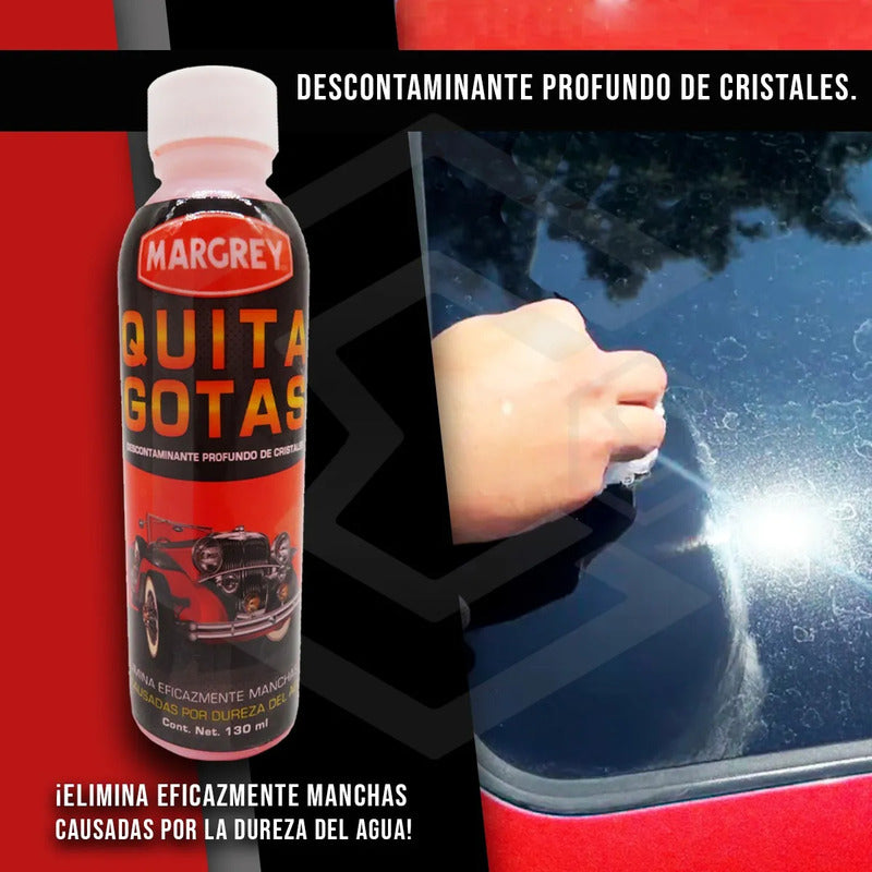 Quita Gotas Margrey P/parabrisas Ventanales Vidrierias 130ml