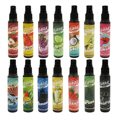 5 Aromatizante Botella Spray Liquido 60ml Auto Casa Ambiente