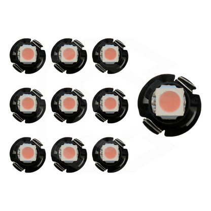 Kit 10 Focos Led T3 T4.2 T4.7 Clúster Para Tablero Fija 12v