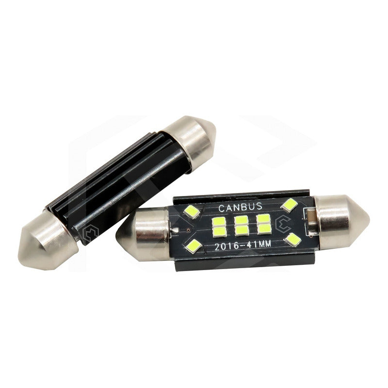 Par De Focos Luz Interior 10 Leds Canbus 31mm 36mm 39mm 41mm