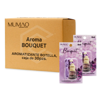 30 Aromatizante Colgante Botella 8ml Auto Casa Ambient Mumao