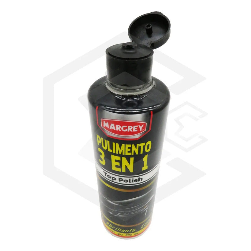 5abrillantador, Cera Y Pulimento 3 En 1 Polish Margrey 500ml