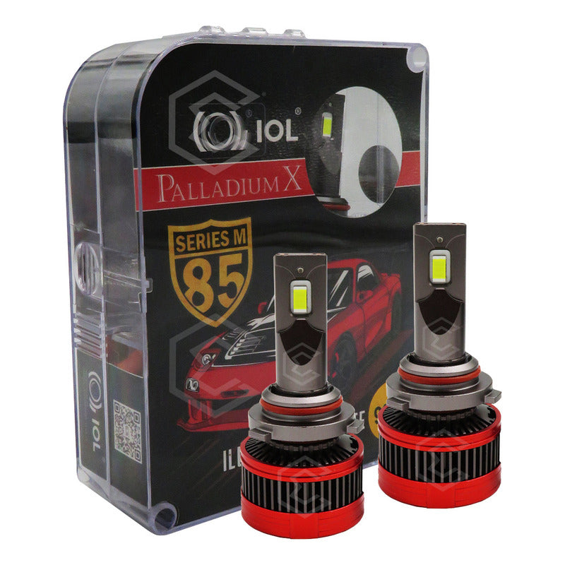 Kit 2 Focos Led 9006 Csp Canbus Ventilador Alta Baja 16000lm 9006