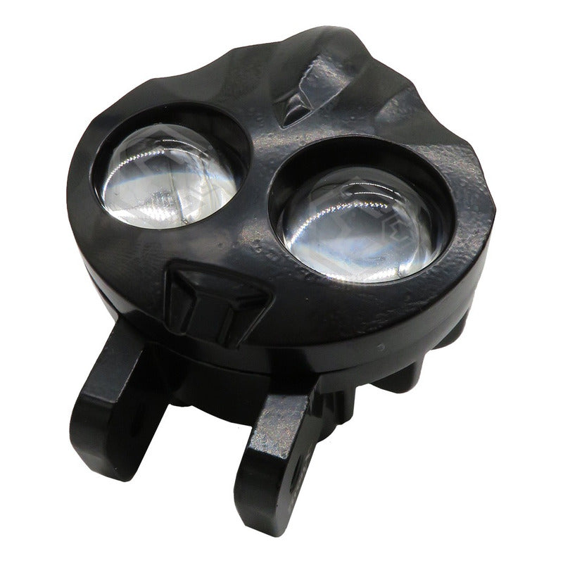 Faros Universales Cara De Flama Bicolor Fijo Estrobo 12-24v