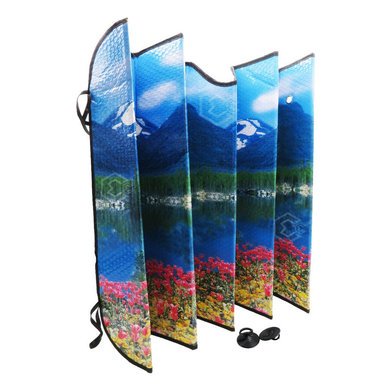Cubresol Parasol Auto Metalizado Con Chupones Varios Modelos