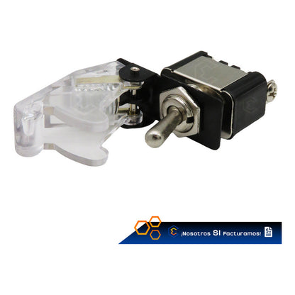 Switch Interruptor 1 Paso Tipo Nos Con Tapa Sin Luz 1 Pieza