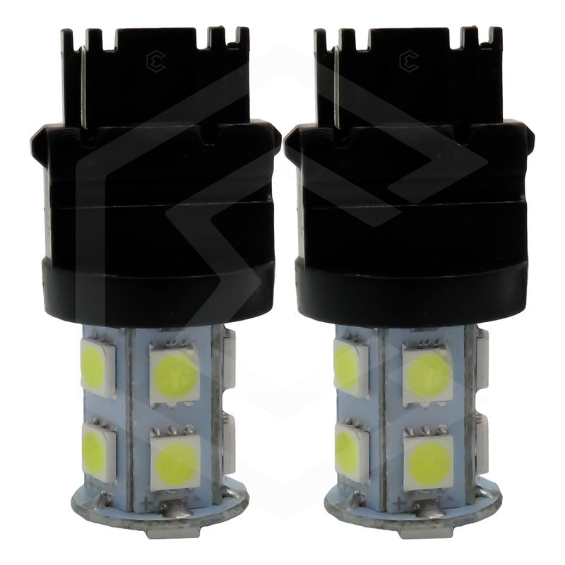 2 Focos 1157 1156 1176 3157 7440 7443 13 Leds  Estrobo 12v