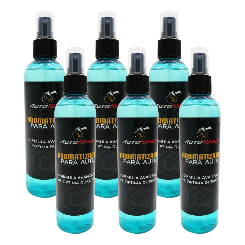 6 Aromatizante P Auto Desodorante Liquido Casa Oficina 270ml