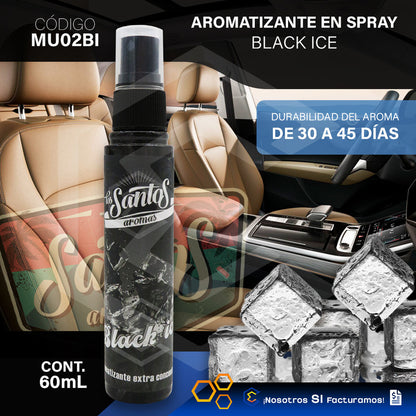 2 Aromatizante Botella Spray Liquido 60ml Auto Casa Ambiente
