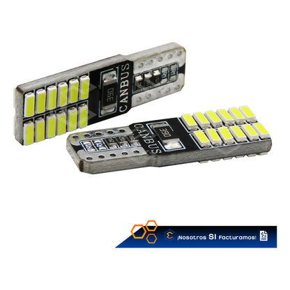 Kit 10 Focos Pellizco 24 Leds Con Canbus Alta Intensidad 12v