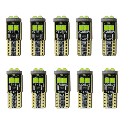 Kit 10 Focos Pellizco 6 Led Burbuja Canbus Super Potente 12v
