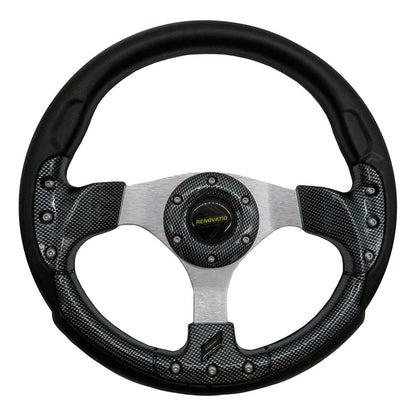 Volante Deportivo Universal De Metal Con 9 Pernos 320mm