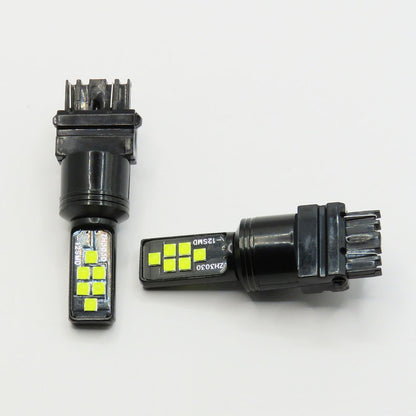 2 Focos 12 Led Canbus Cuarto Stop 12-24v 1156 57 3157  7507