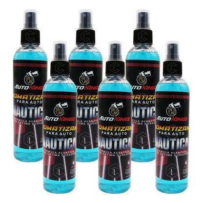 6 Aromatizante P Auto Desodorante Liquido Casa Oficina 270ml