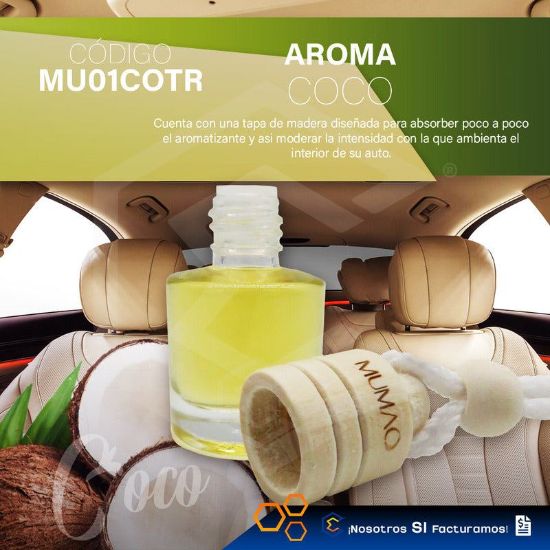 12 Aromatizante Colgante Botella 8ml Auto Casa Ambient Mumao