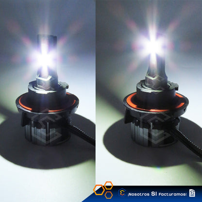 Kit Focos 24led H13 Alta Y Baja Plug And Play 10000lm 12-24v H13