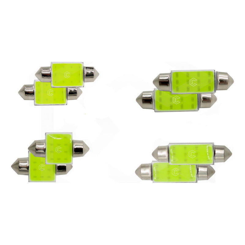 10 Pzs Foco Led Cob Festoon Fusible Interior 31 36 39 41 Mm