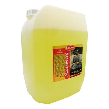 Abrillantador Para Aluminio Margrey Aluminox Porrón 20lt Amarillo