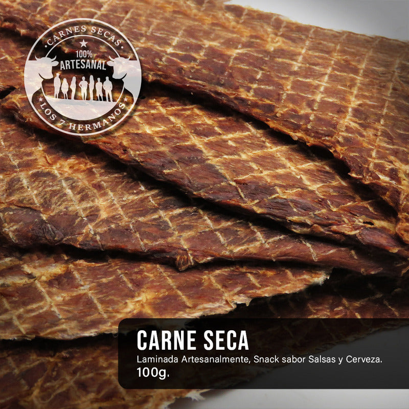 Carne Seca Laminada Artesanal Res Calidad Premium Snack 100g