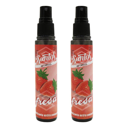 2 Aromatizante Botella Spray Liquido 60ml Auto Casa Ambiente