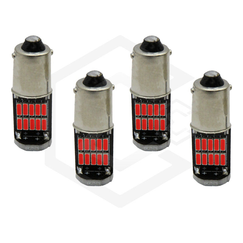 4 Focos De Pellizco 26 Led T11 Ba9s Bay9s Canbus 12v