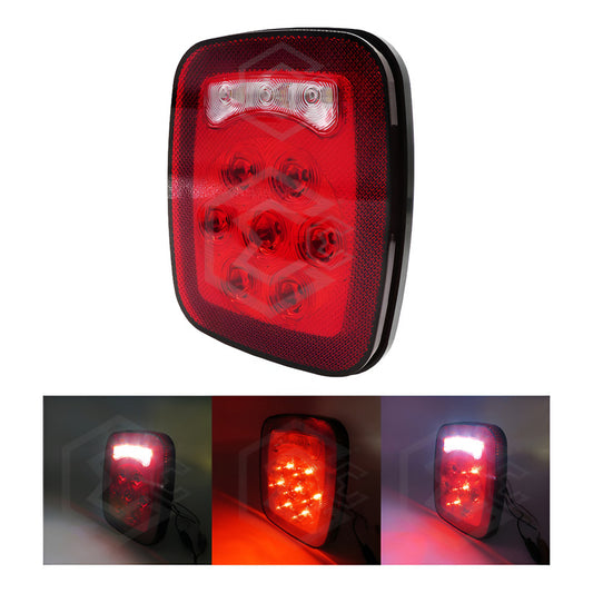 Plafón Calavera Tipo Jeep 10 Hiper Led Multifunción 12-24v