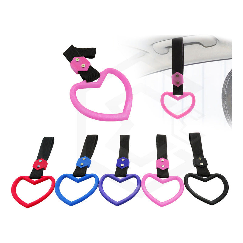 Tiron Corazon Jdm Tsurikawa Strap Remolque Gancho Decorativo