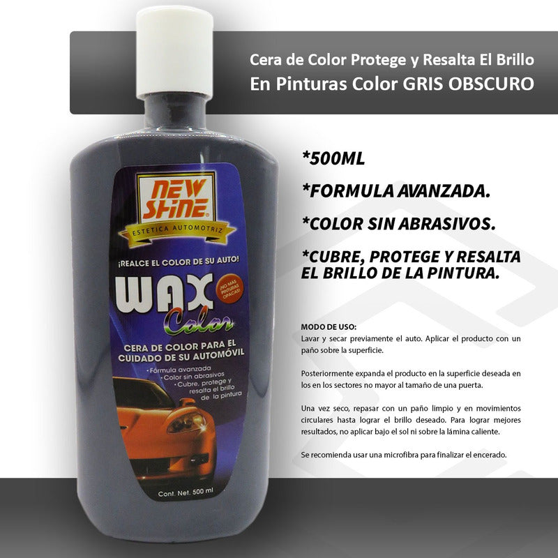 2 Cera Wax De Color Proteje Y Resalta El Brillo En Pintura
