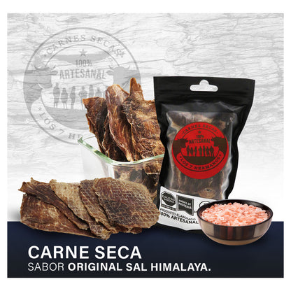 Carne Seca Laminada Artesanal De Res Sal Himalaya Snack 100g