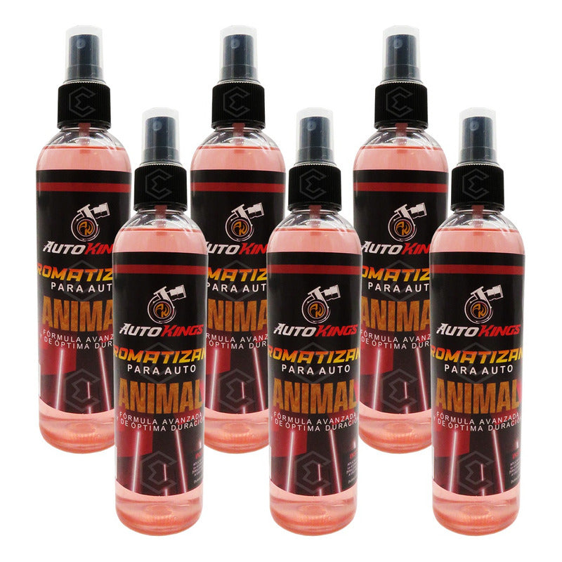 6 Aromatizante P Auto Desodorante Liquido Casa Oficina 270ml