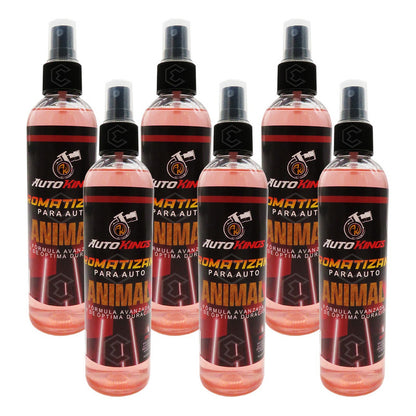 6 Aromatizante P Auto Desodorante Liquido Casa Oficina 270ml