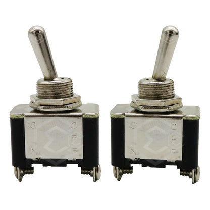 10 Switch Palanca 1 Paso On/off Metalico Reforzado Uso Rudo