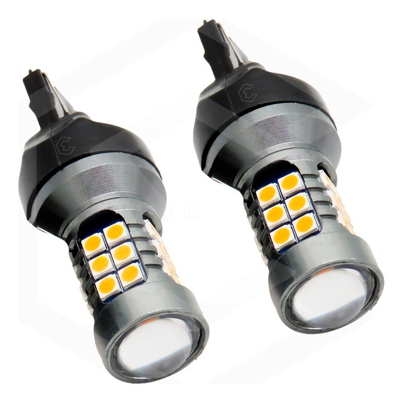 2 Focos 27 Led 1156 1157 3157 7440 7443 No Error Stop Cuarto