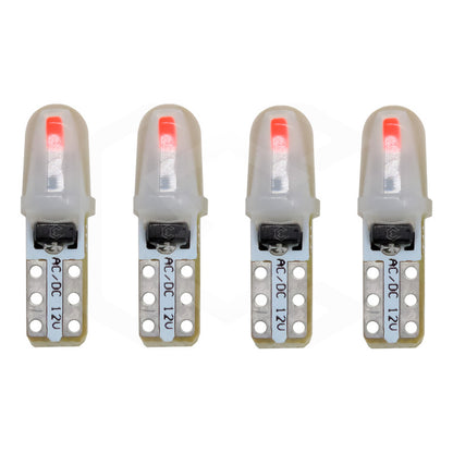 4 Focos Led T5 2721 12v Tablero De Mandos Cluster 5 Colores