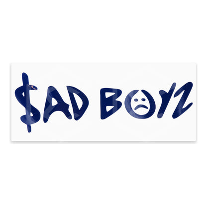 2 Calcomanía Sad Boyz Juniorh Sticker Vinil Auto Moto 25x8cm